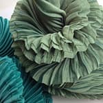 pleated scarf